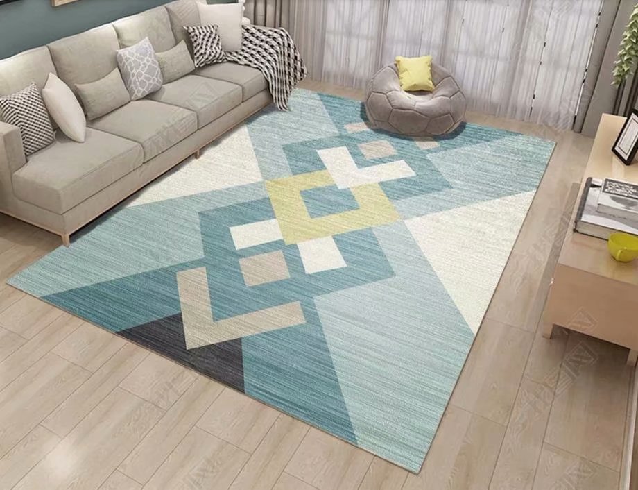 Linou carpet household carpet living room bathroom absorbent mat non-slip mat Nordic style carpet 1 thumbnail