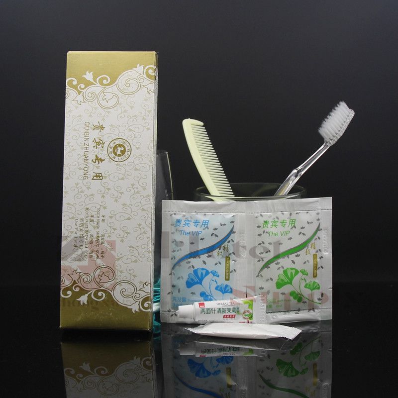 酒店宾馆民宿客房一次性用品 洗漱六合一套装