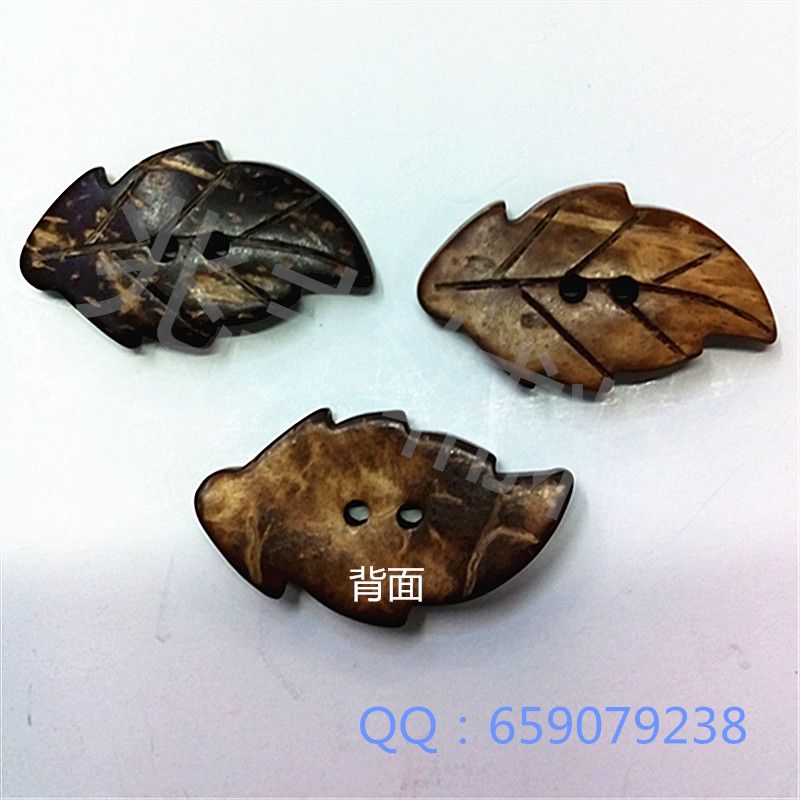 Cocoanut Button Cocoanut Button Natural Environmental Protection Wood Buttons Handmade Diy Clothing Accessories details Picture