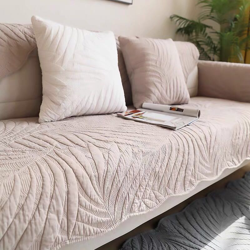 90*90 Pure Cotton Washed Embroidered Sofa Cushion 3