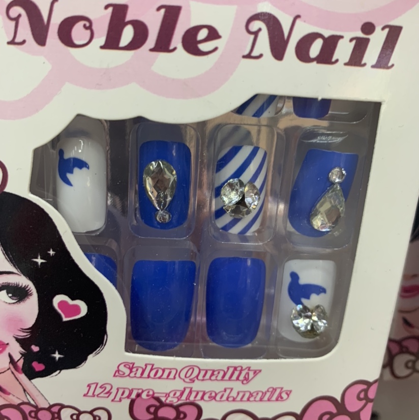 Blue Bird 3D manicure