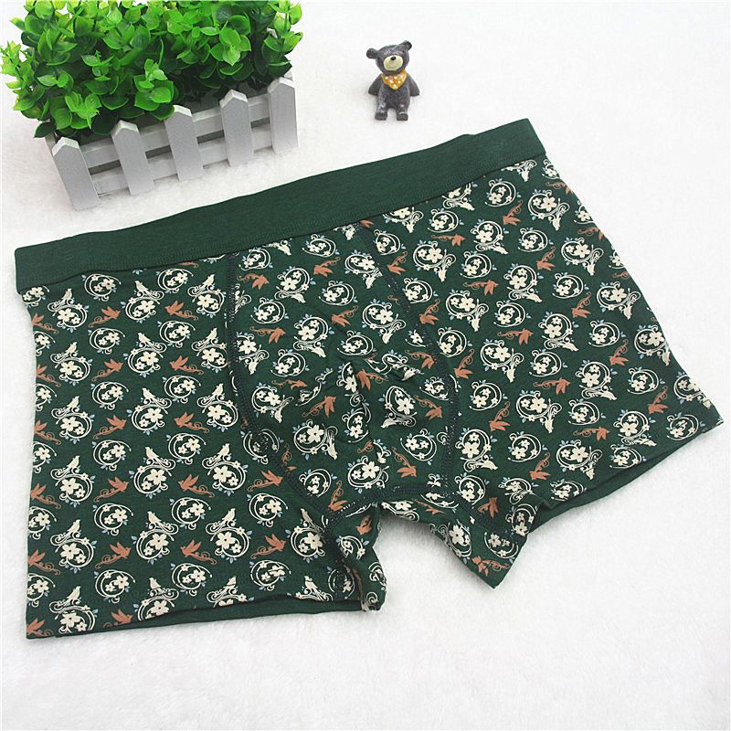 男士纯棉印花内裤男士印花内裤男士内裤男士纯棉内裤详情图2