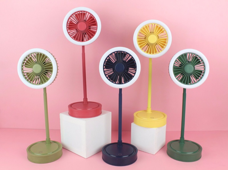 New desk lamp fan 2-in-1 charging fan touch USB fan