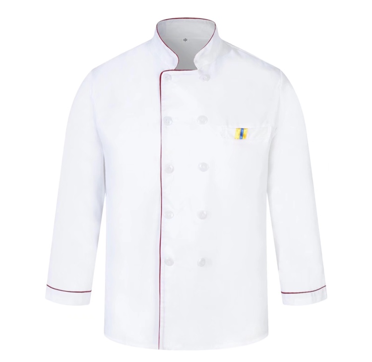 HN- Chef's uniform loose plus-size half-sleeve top, pure cotton trendy men's T-shirt