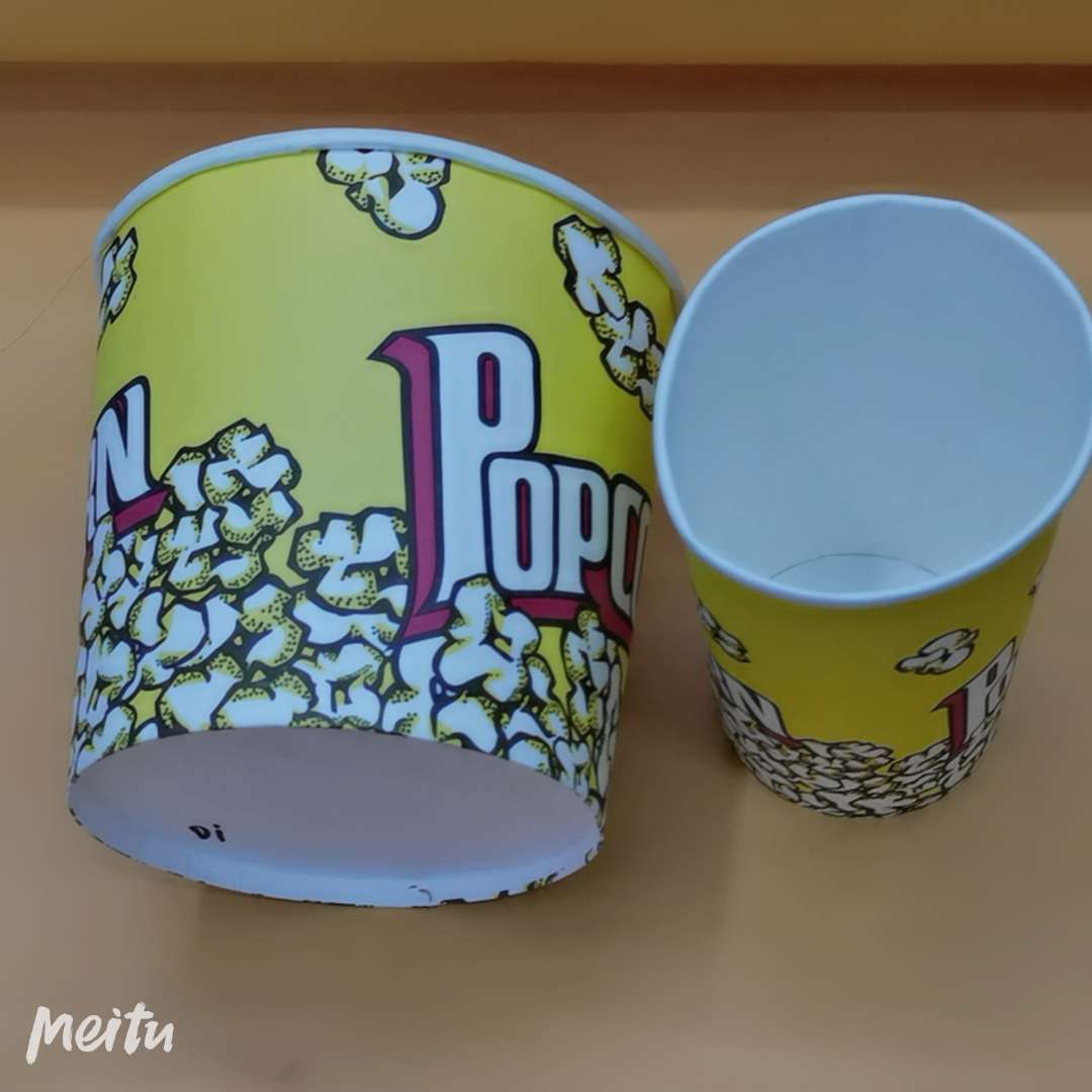 厂家 一次性纸爆米花桶
32oz口112X89X高89
64oz口170X132X125
85oz口195X145X14细节图