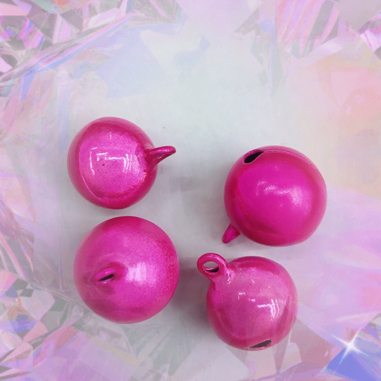 Supply 25Mm Fancy Colorful Copper Bells, Dly Jewelry Accessories, Craft Accessories Specification drawing