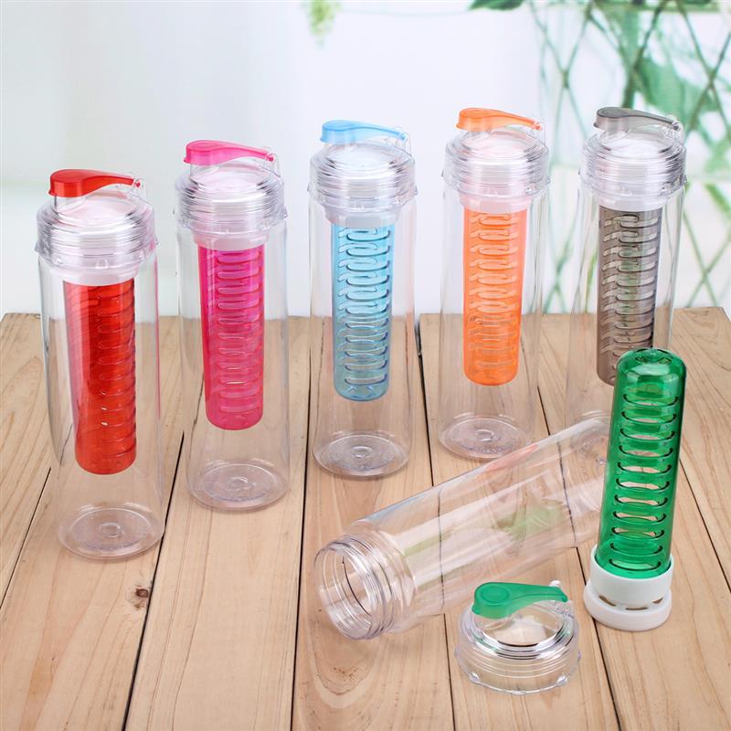 创意炫彩水果塑料杯便携运动果汁杯学生情侣杯定制礼品广告杯