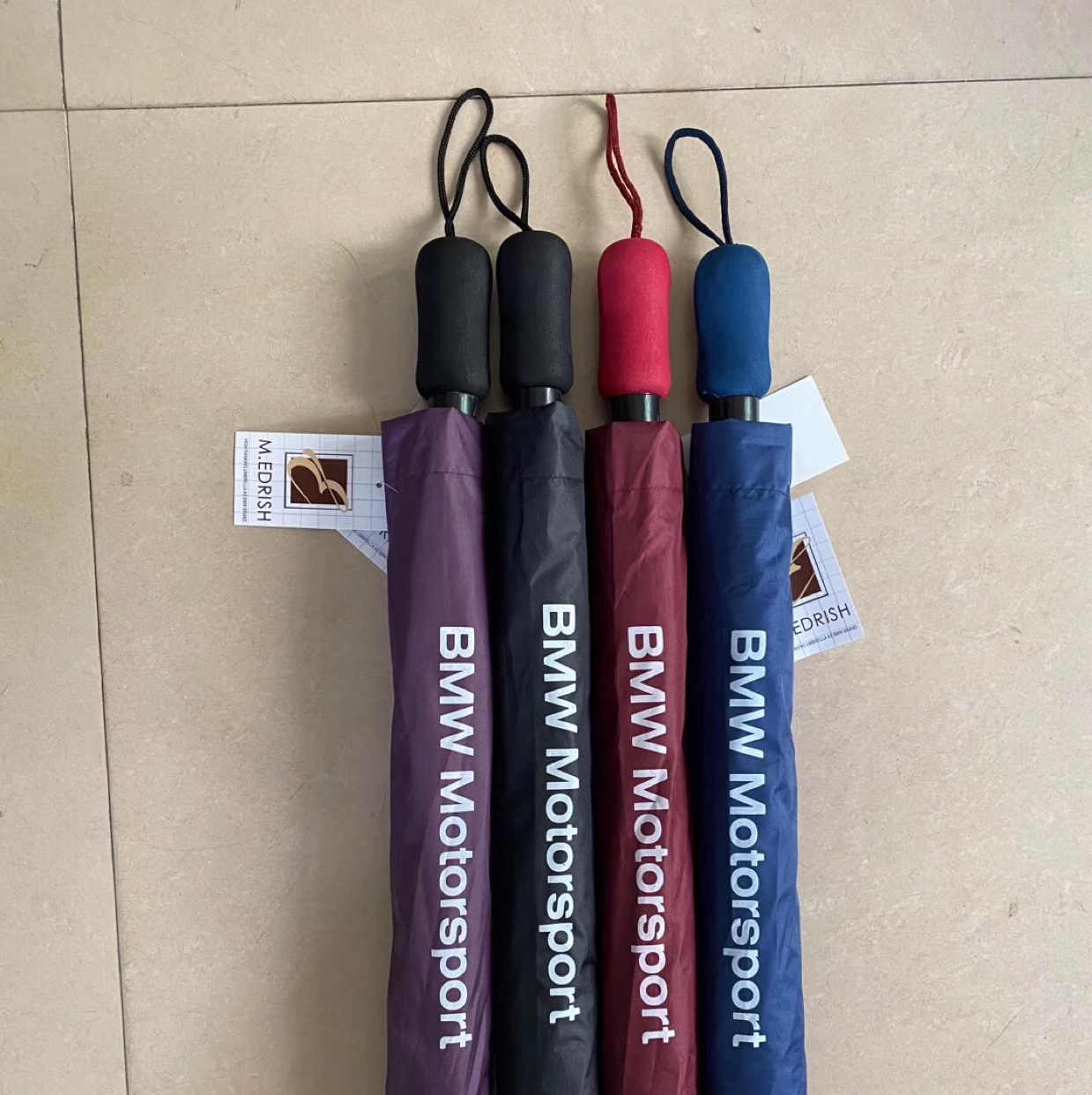 Two - fold golf umbrella BMW advertising umbrella