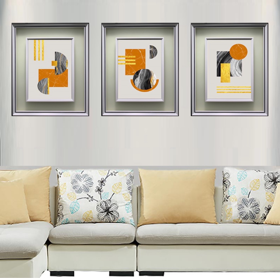 高清磨砂清新客厅餐厅卧室装饰画 欧式现代简约 41*51cm