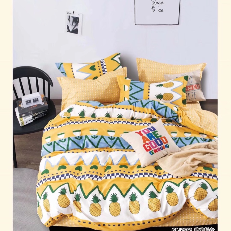 Tianzhu cotton's popular series of bedding, quilt covers, bed sheets, home textiles and quilt covers Item Picture