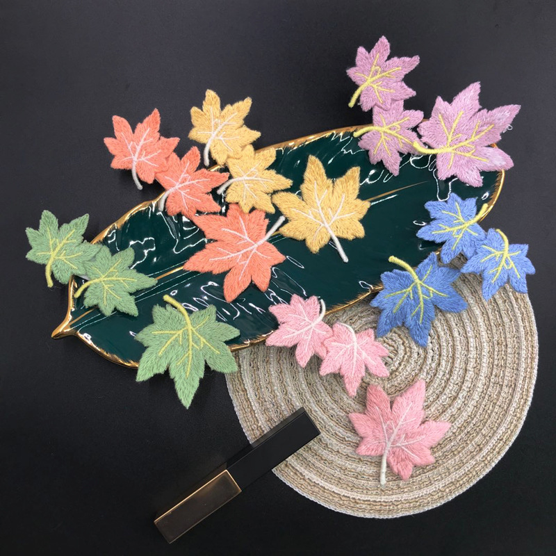 Colorful maple leaves undefined