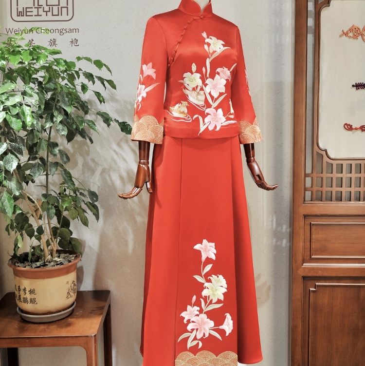 Wei Non-Success Gorgeous Hand Embroidered Wedding Dress details Picture