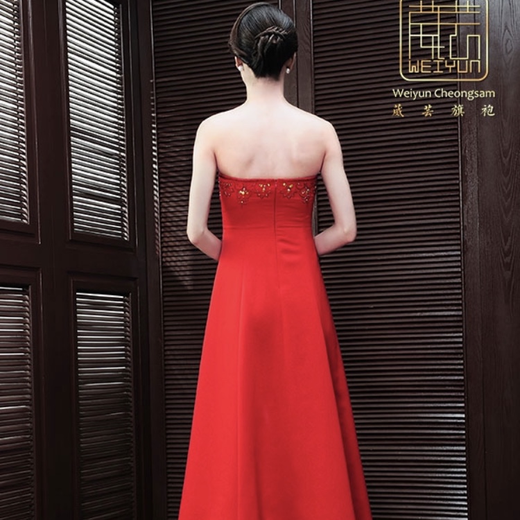 Phoenix Embroidery Young Big Dress Specification drawing