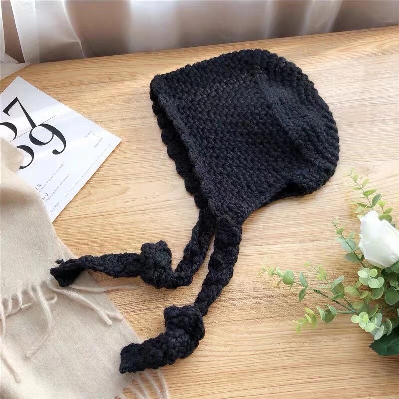 New Children's Handmade Woollen Hat details Picture
