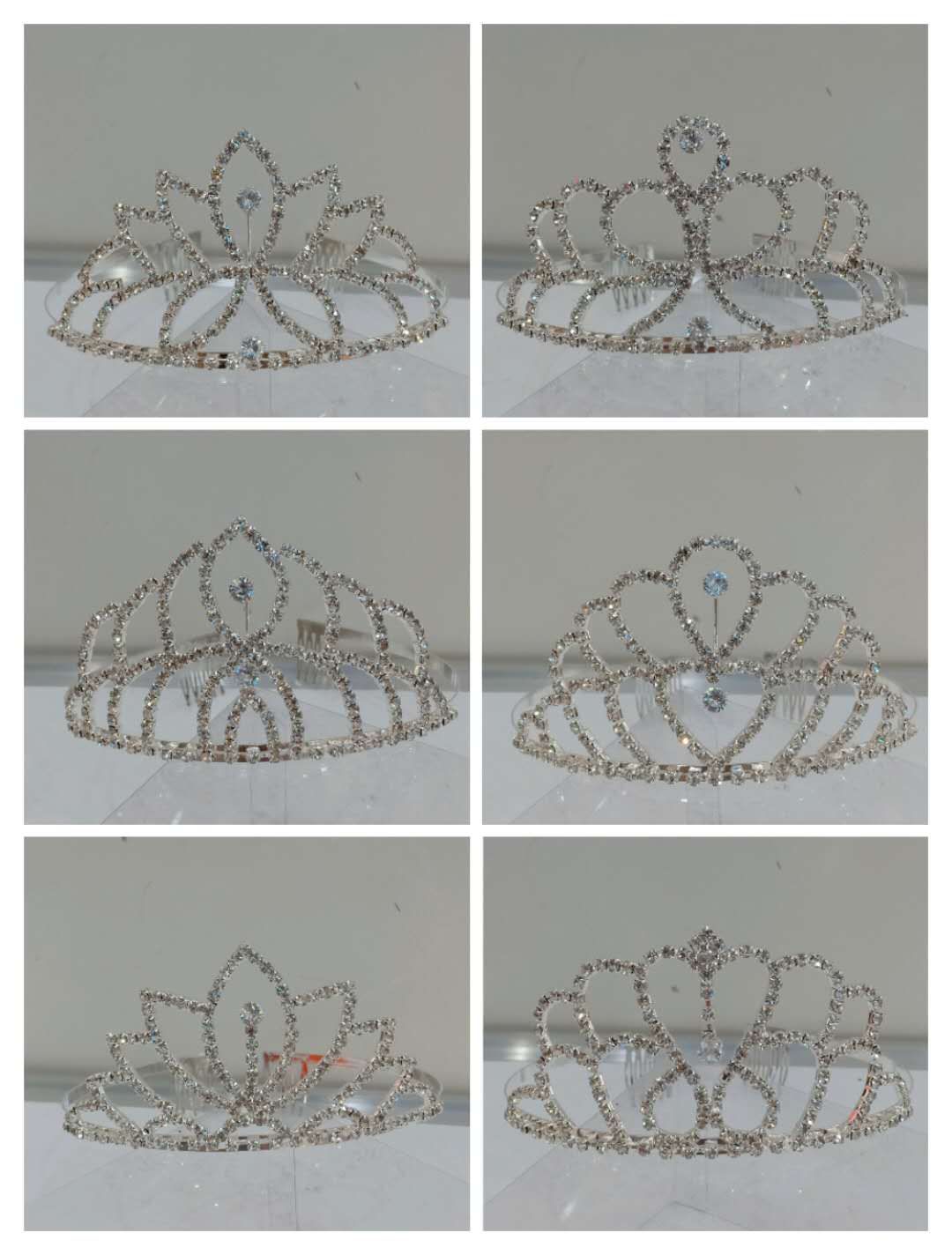 Children's crown Headband Princess Lovely Rhinestone girl hair ornament Baby Crown Little Girl hair ornament hair clip