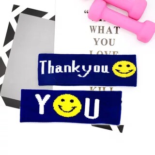 Sports Headband Smiling Face You Specification drawing