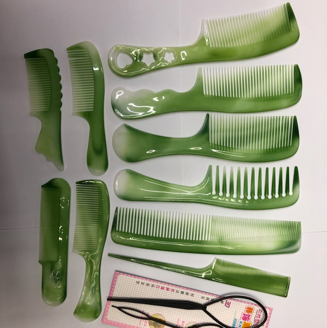 发梳头饰实物图