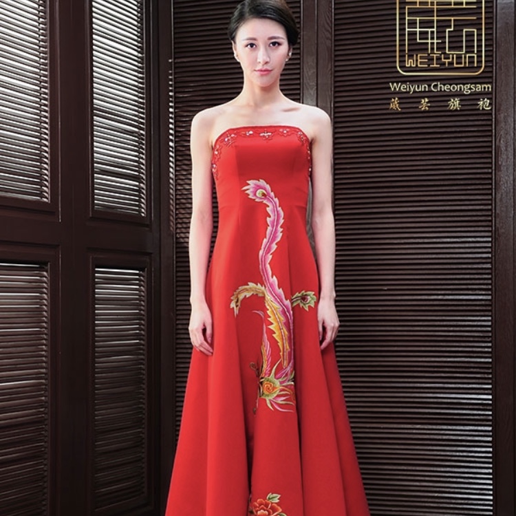 Phoenix Embroidery Young Big Dress