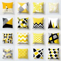 Cross-border hot sales pillowcase cushion sofa office chair back pillow pillow peach leather velvet pillow wholesale