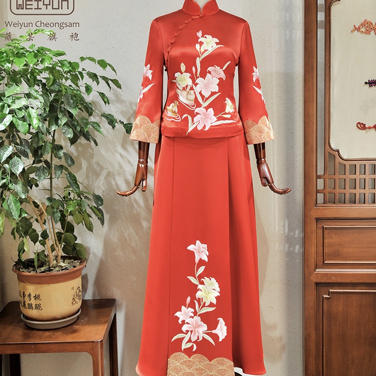 Wei Non-Success Gorgeous Hand Embroidered Wedding Dress