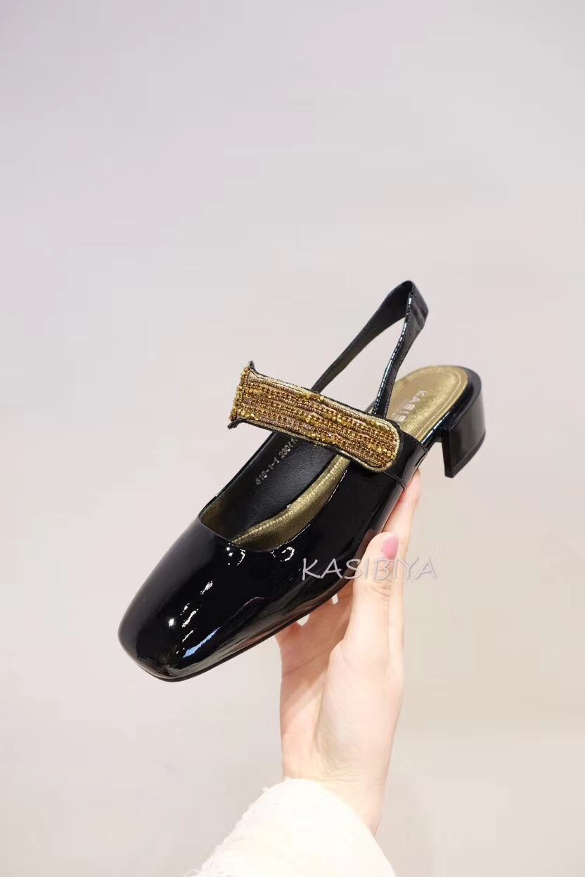 European Version Back Empty Sandals details Picture