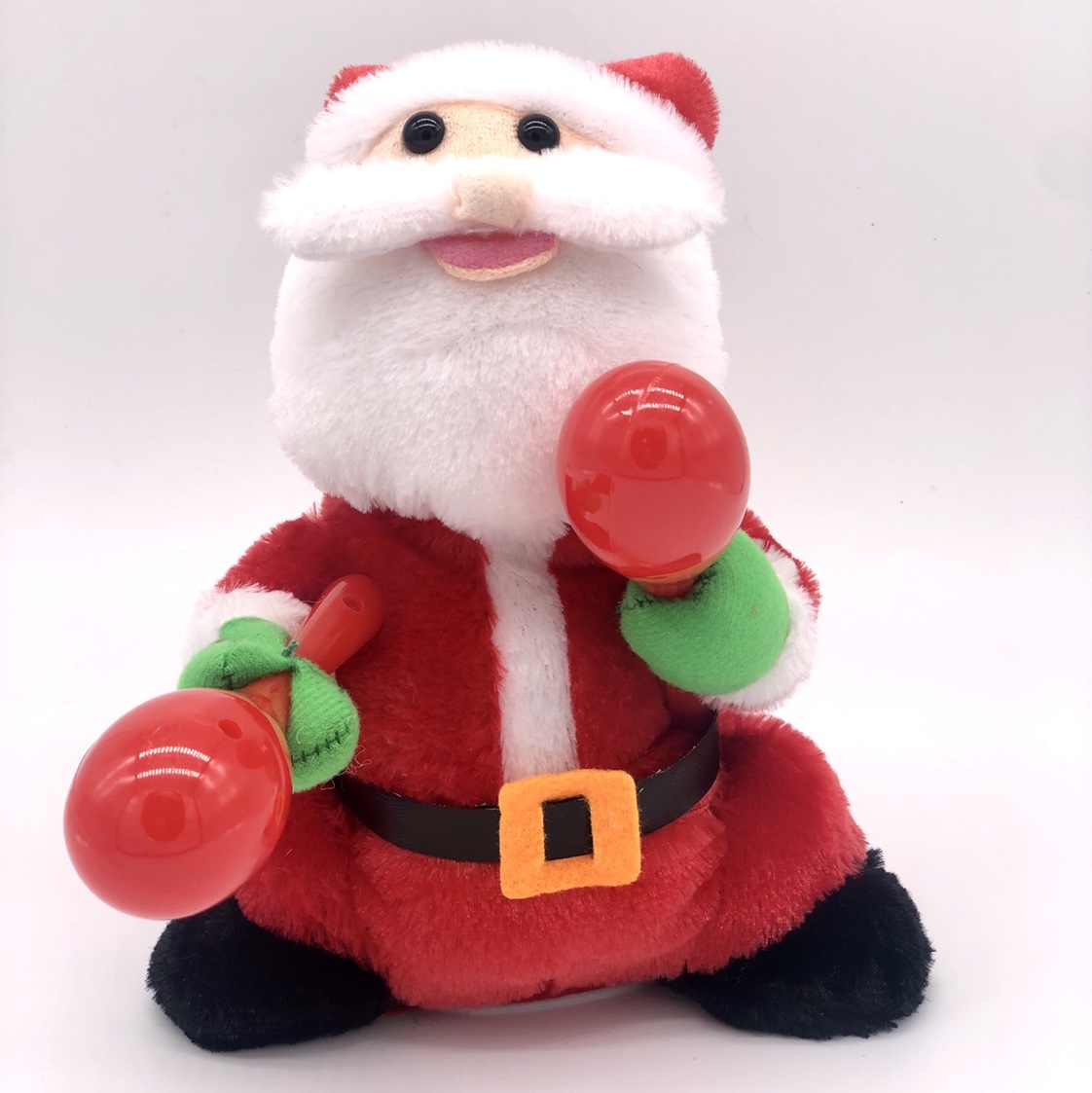 Factory direct sale of cartoon electric Santa Claus, 25 centimeters tall