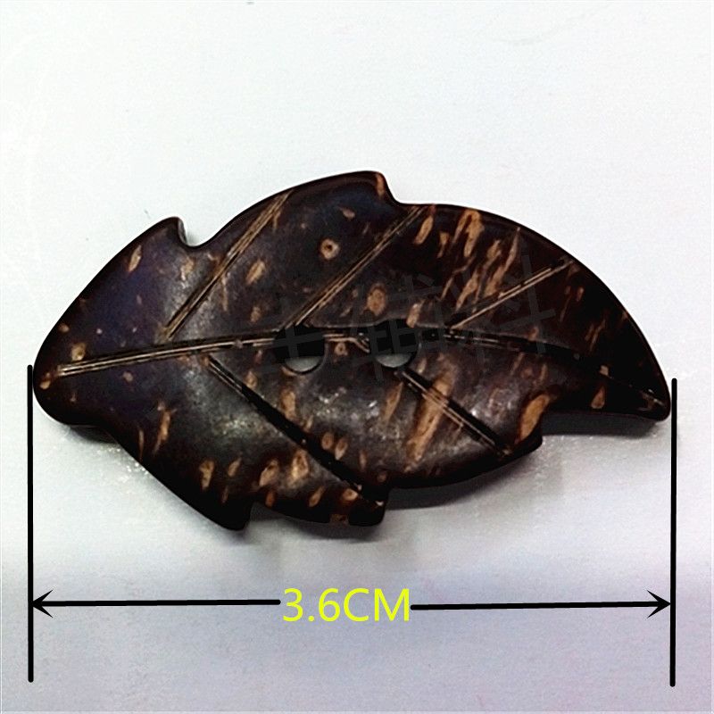 Cocoanut Button Cocoanut Button Natural Environmental Protection Wood Buttons Handmade Diy Clothing Accessories Specification drawing