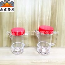 Factory direct acrylic vinegar bottle soy sauce bottle vinegar pot transparent oil bottle pepper pot sugar pot seasoning pot