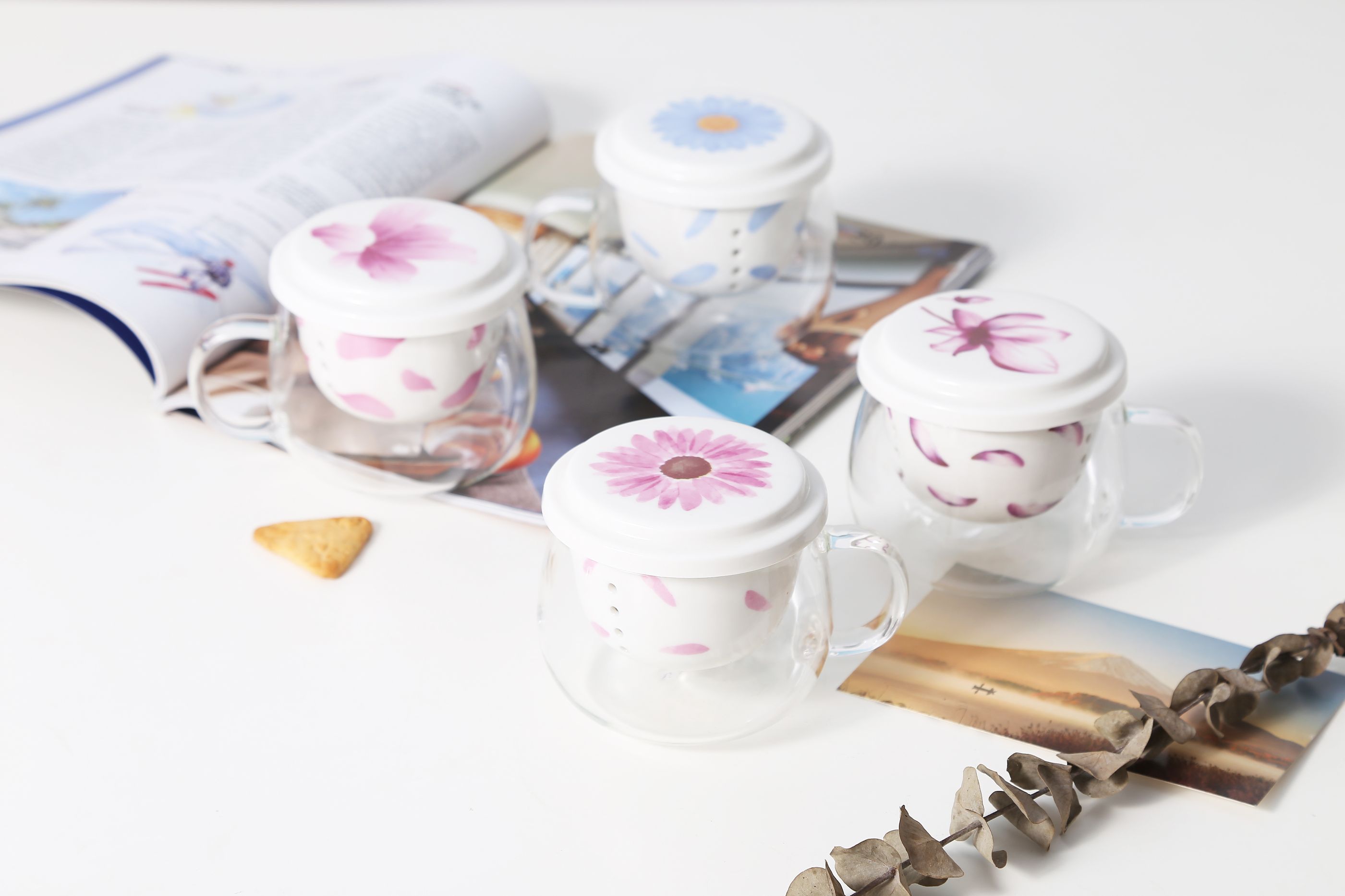 Three-Dimensional Petal Tea Cup Mb7080
