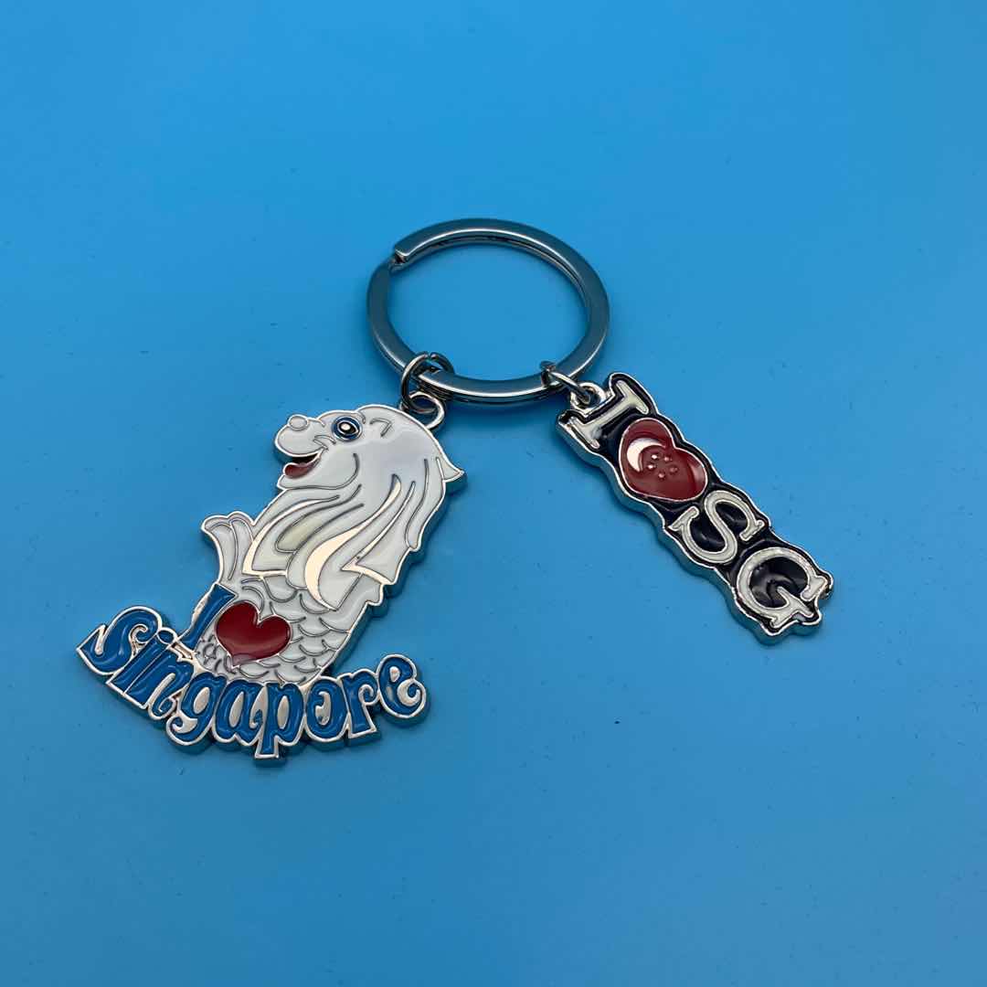Oiled and branded keychain details Picture