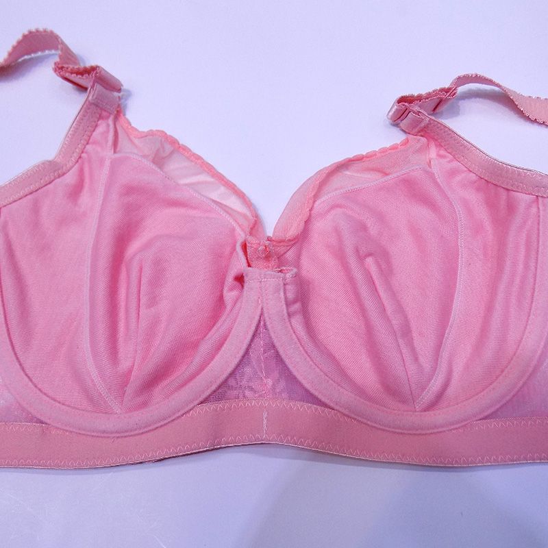 Large Size Bra Without Sponge Ultra-Thin Breathable Fat Mm Thin Sexy With Soft Underwire Foreign Trade E-Commerce Underwear details Picture