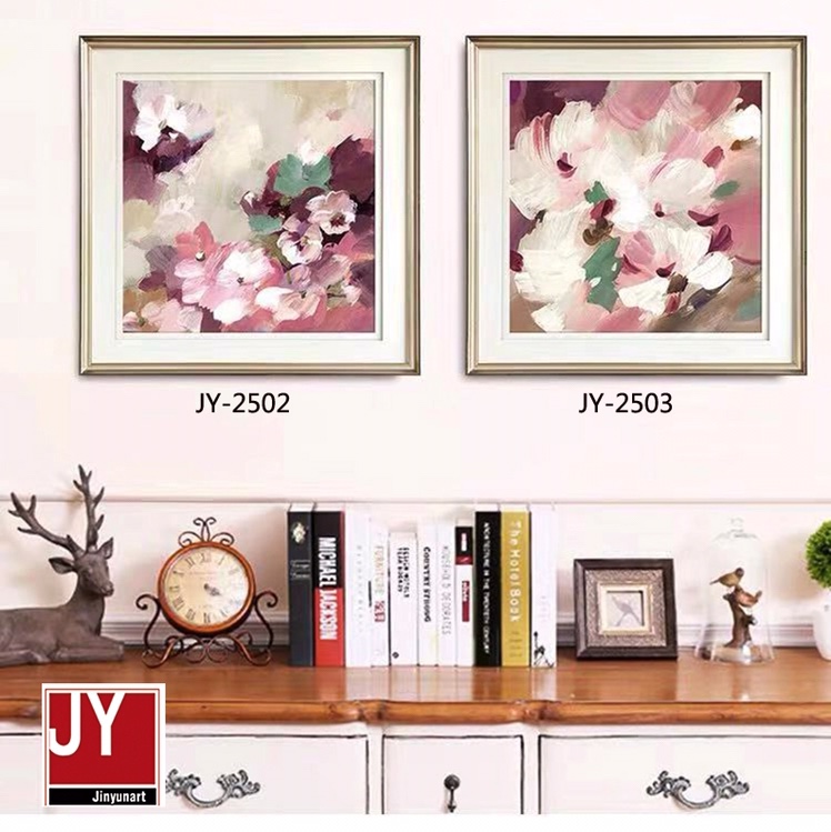 Oil painting light luxury living room small style decorative painting thumbnail