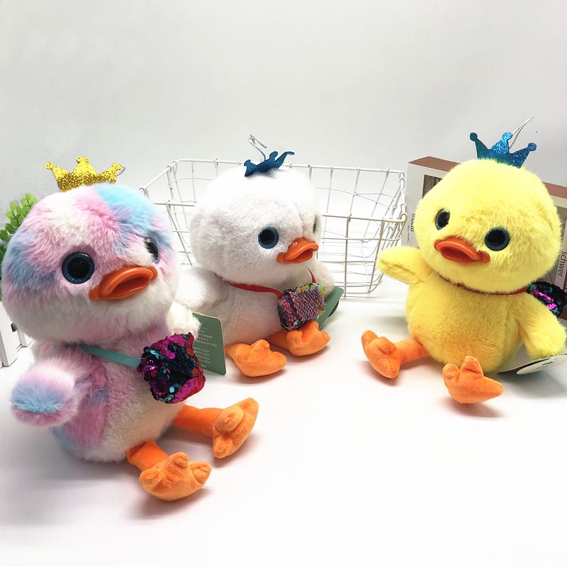 Cartoon cute hyaluronic acid duck plush toy ugly cute doll baby duck with you sleeping pillow boutique doll