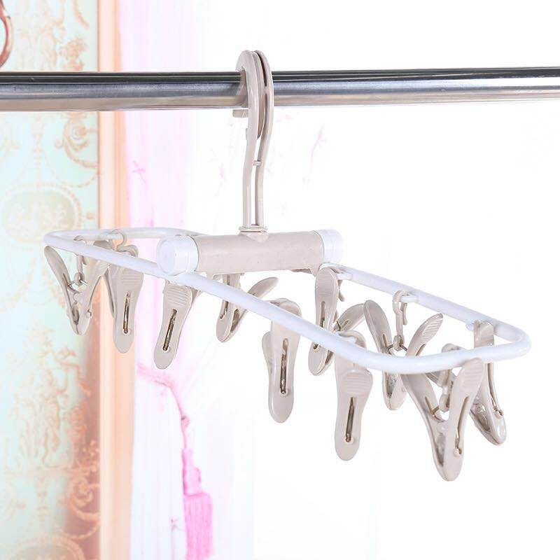 12-head folding sock rack thumbnail