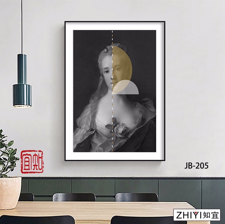 Light luxury fashion beauty decorative painting porch painting restaurant painting thumbnail