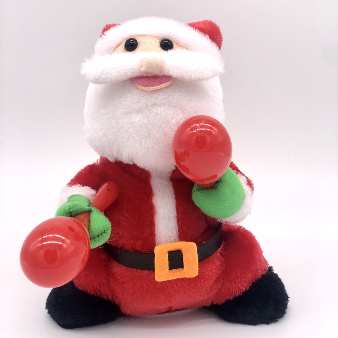 Factory direct sale of cartoon electric Santa Claus, 25 centimeters tall details Picture