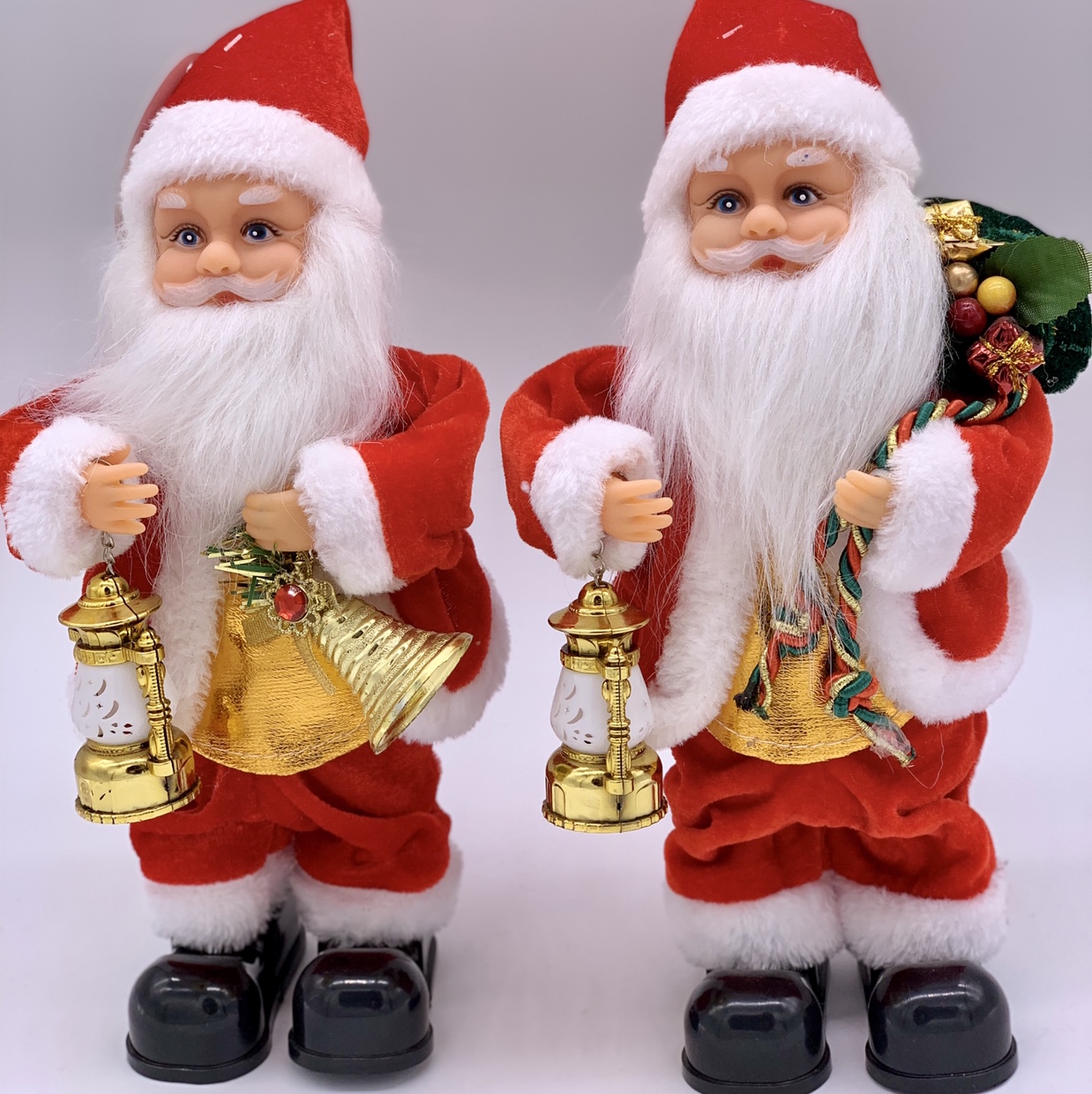 30 cm with palace lantern bells dancing Santa Claus thumbnail