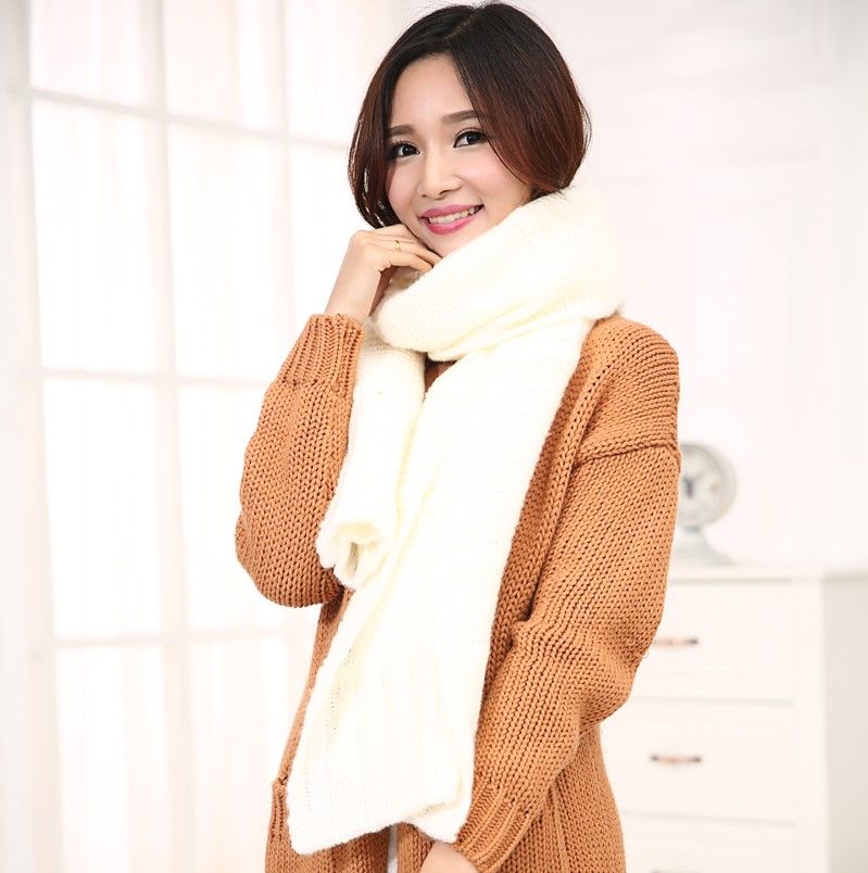2020美那丝秋冬女士围巾马海毛两用时尚百搭提花披巾厂家直销