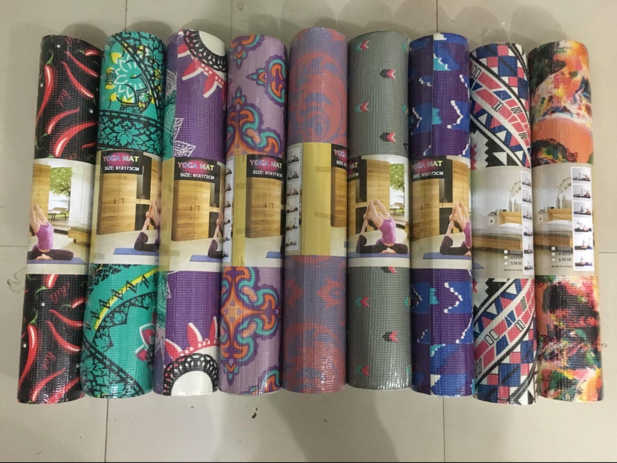 Printed yoga mat 5MM