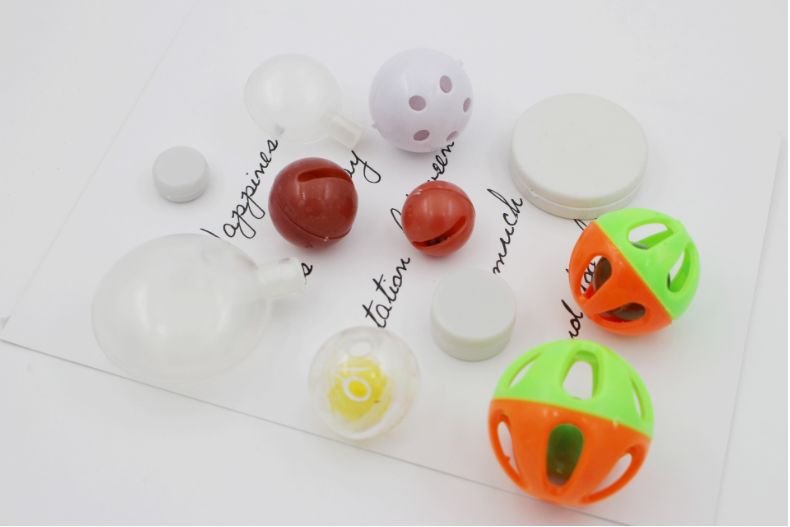 1.5cm毛绒玩具内置塑料铃铛 宠物发声玩具塑料球铃铛 猫狗详情图2