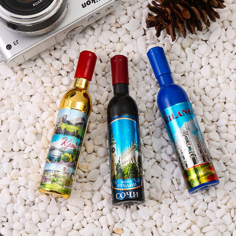 爆款瓶型立体红酒开瓶器冰箱贴详情1