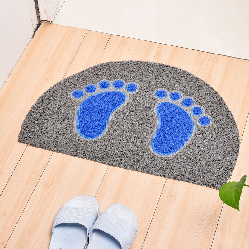 Lingou carpet household dustproof non-slip mat drawing mat PVC floor mat puzzle semicircuit thumbnail