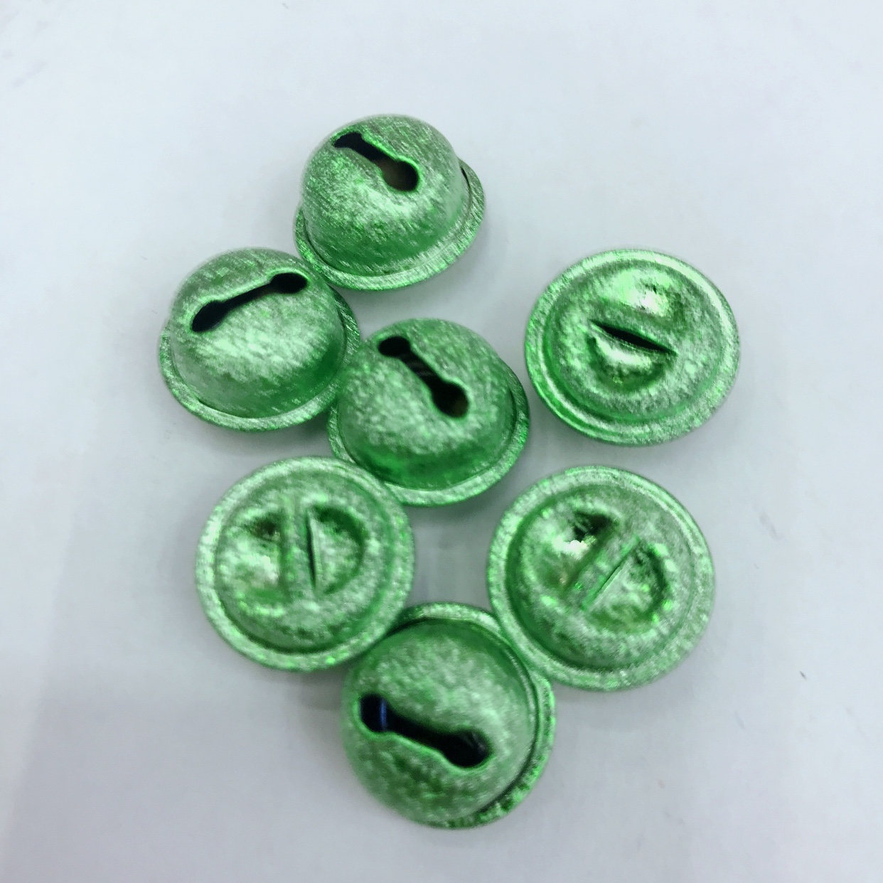 Vacuum frosted straight round bell, D1Y jewelry accessories, bracelet and anklet accessories, Chinese knot accessories details Picture
