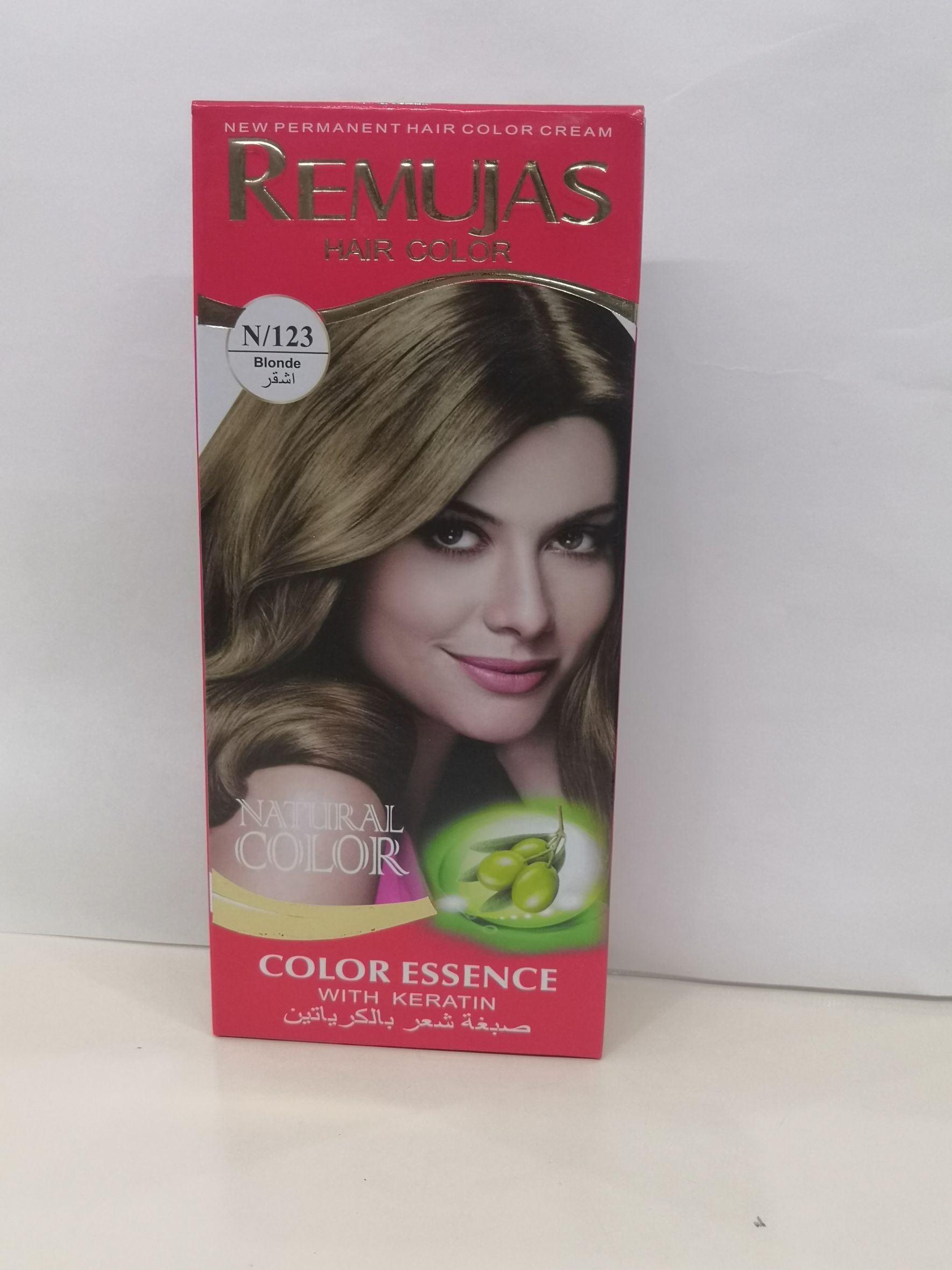 60ml*2 red box REMUJAS Blonde hair dye cream thumbnail