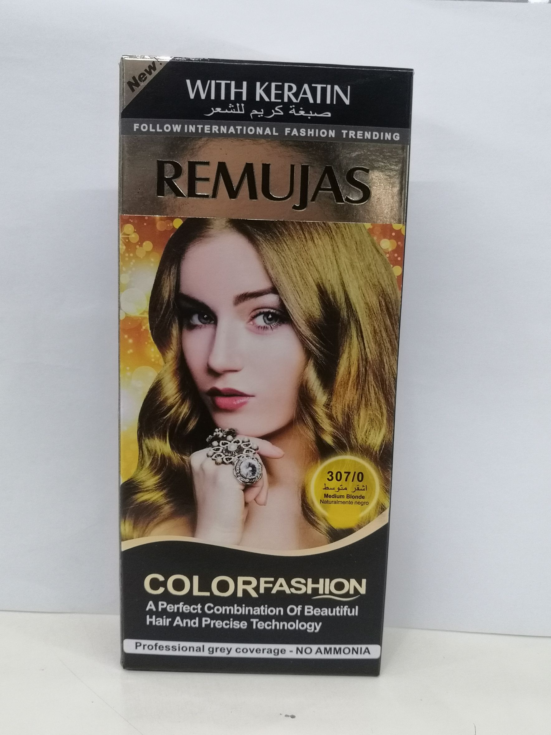 60Ml*2 Black Box Remujas Hair Dye Medium Blonde