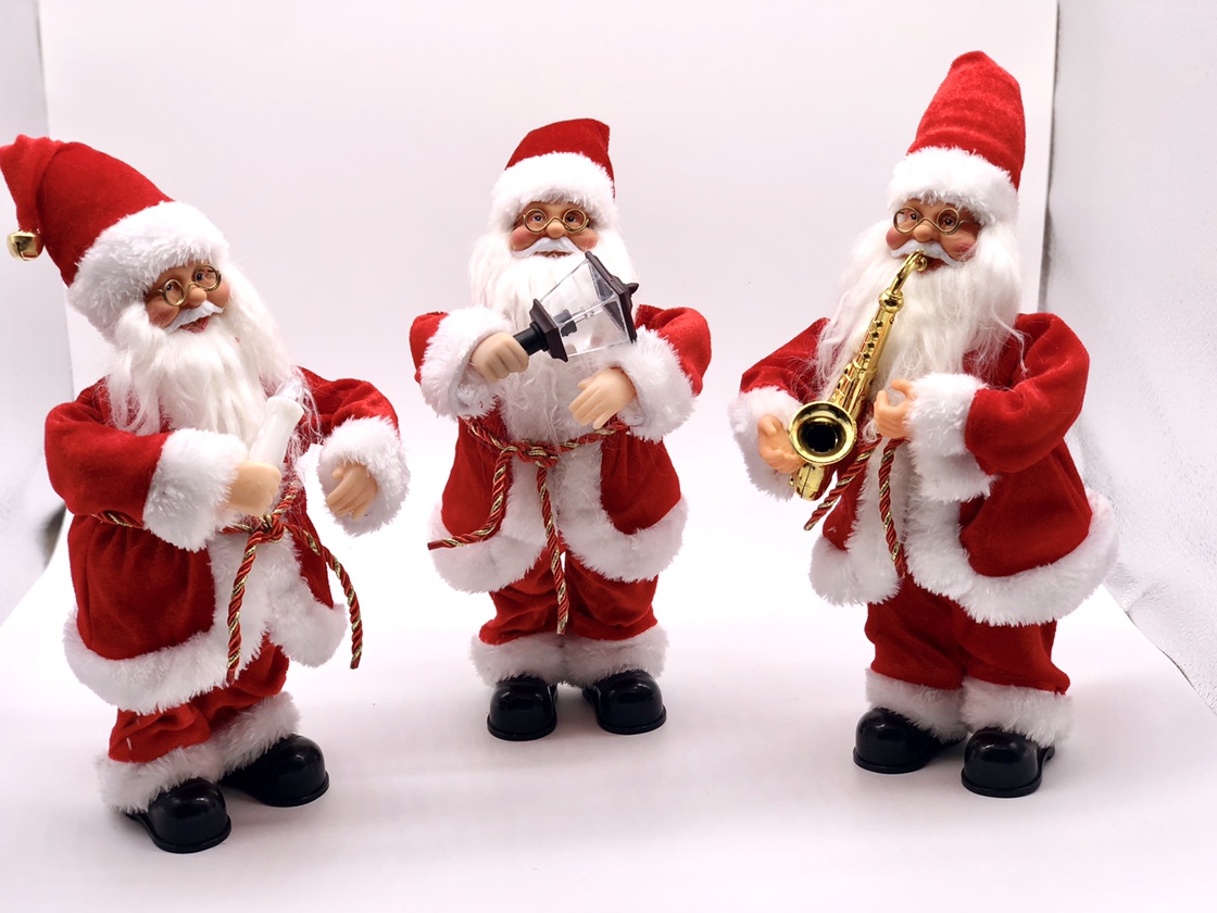 30-centimeter electric music little Santa Claus details Picture