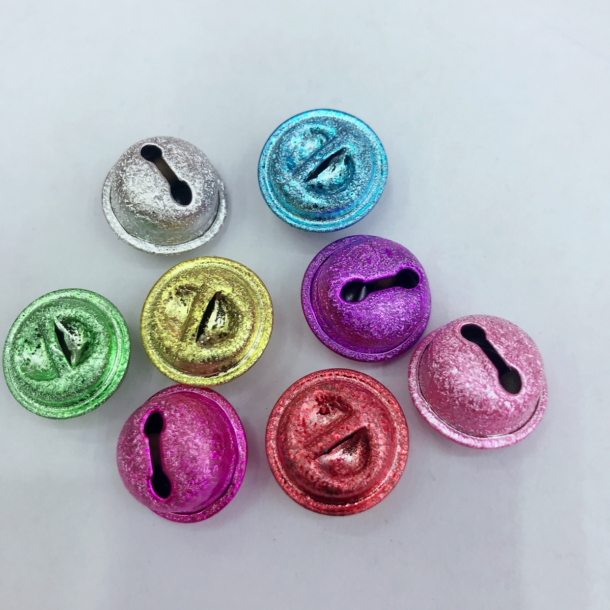 Vacuum scrub word round bell, D1Y accessories, bracelet ankle accessories, Chinese knot accessories thumbnail