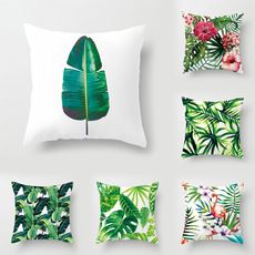 Amazon's best-selling baby plush green plant pillow cover, sofa cushion, ins customization 2