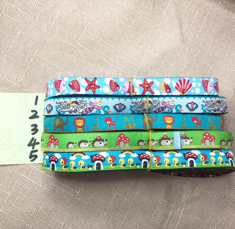 1.3--1.5--1.8高密度卡通小动物小花diy织带辅料产品图