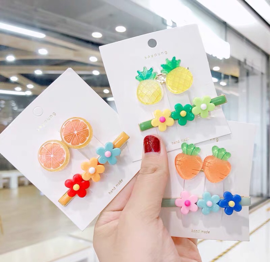 Korean Fruit Hairpin Pin Hanfu Hair Accessories Silk Flowers Gorgeous Beauty Super Good Look All Want To